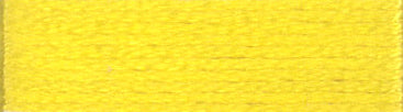 A colour swatch of DMC Mouliné Stranded Cotton thread Colour code 307