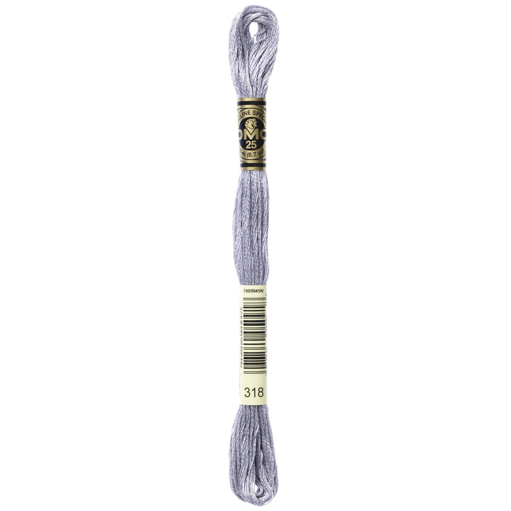 One skein of DMC Mouliné Stranded Cotton thread Colour code 318