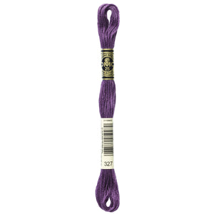One skein of DMC Mouliné Stranded Cotton thread Colour code 327