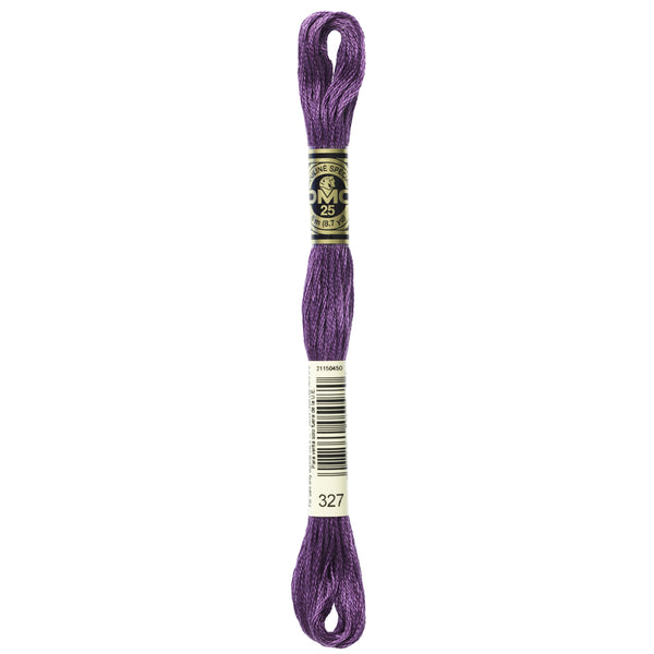 One skein of DMC Mouliné Stranded Cotton thread Colour code 327