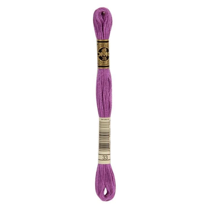 One skein of DMC Mouliné Stranded Cotton thread Colour code 33