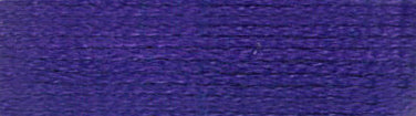A colour swatch of DMC Mouliné Stranded Cotton thread Colour code 333