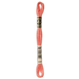 One skein of DMC Mouliné Stranded Cotton thread Colour code 3341