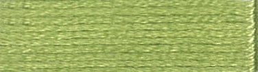 A colour swatch of DMC Mouliné Stranded Cotton thread Colour code 3348