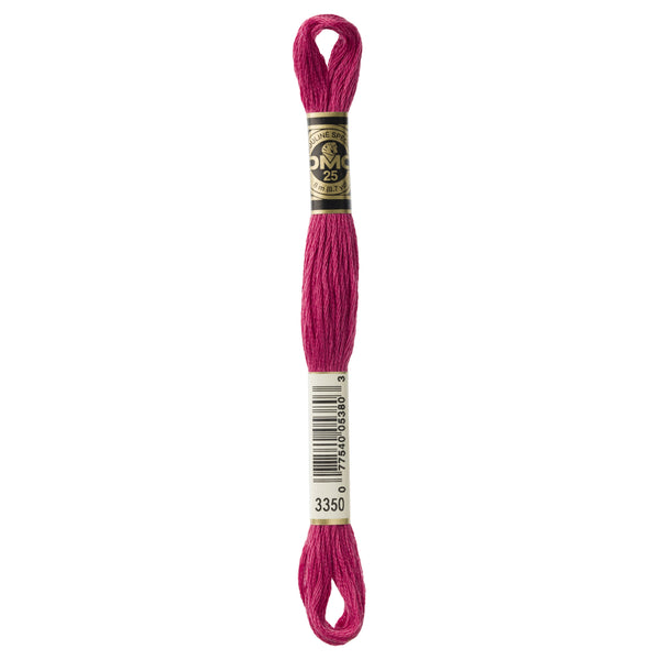 One skein of DMC Mouliné Stranded Cotton thread Colour code 3350