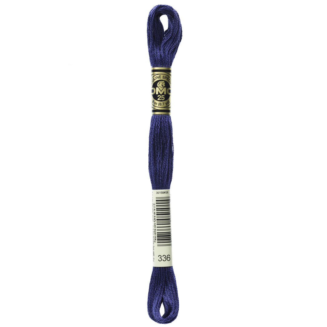 One skein of DMC Mouliné Stranded Cotton thread Colour code 336