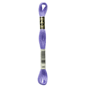 One skein of DMC Mouliné Stranded Cotton thread Colour code 340