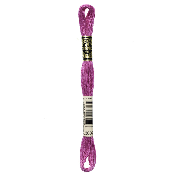 One skein of DMC Mouliné Stranded Cotton thread Colour code 3607