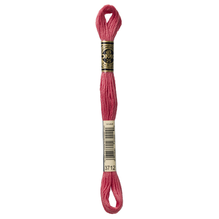 One skein of DMC Mouliné Stranded Cotton thread Colour code 3712