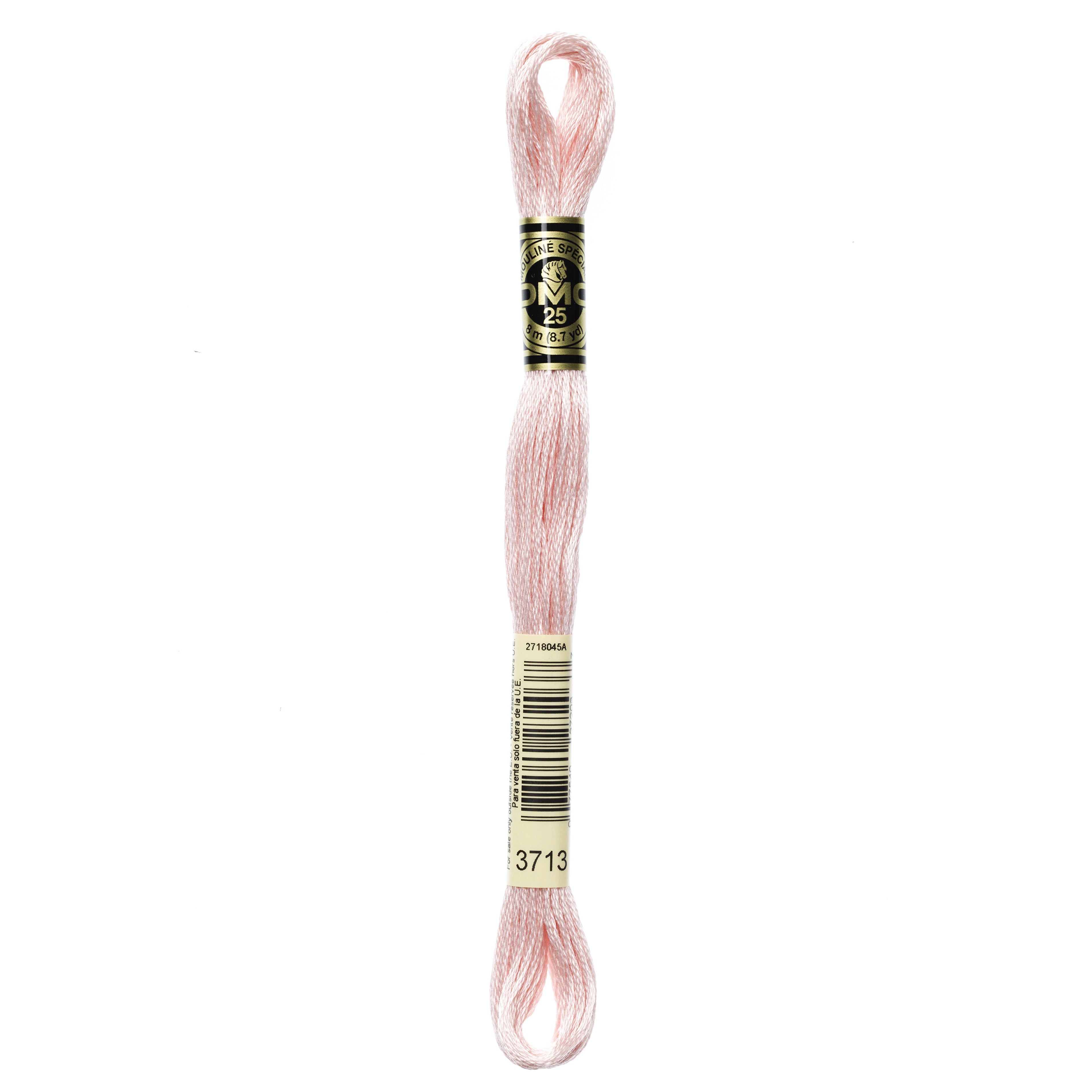 One skein of DMC Mouliné Stranded Cotton thread Colour code 3713