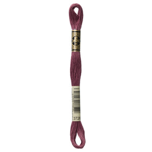 One skein of DMC Mouliné Stranded Cotton thread Colour code 3726