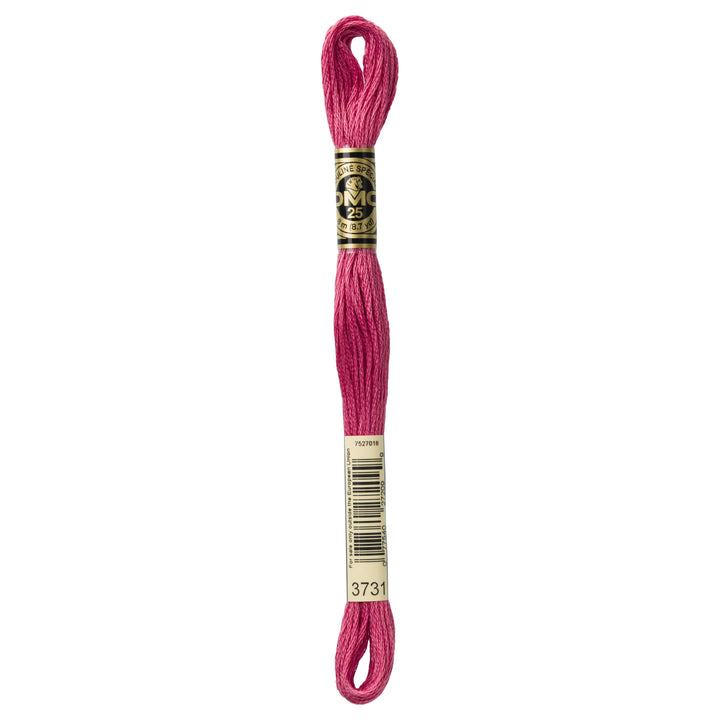 One skein of DMC Mouliné Stranded Cotton thread Colour code 3731