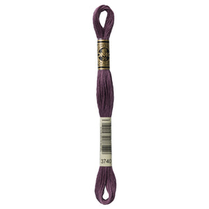 One skein of DMC Mouliné Stranded Cotton thread Colour code 3740