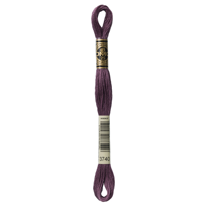 One skein of DMC Mouliné Stranded Cotton thread Colour code 3740