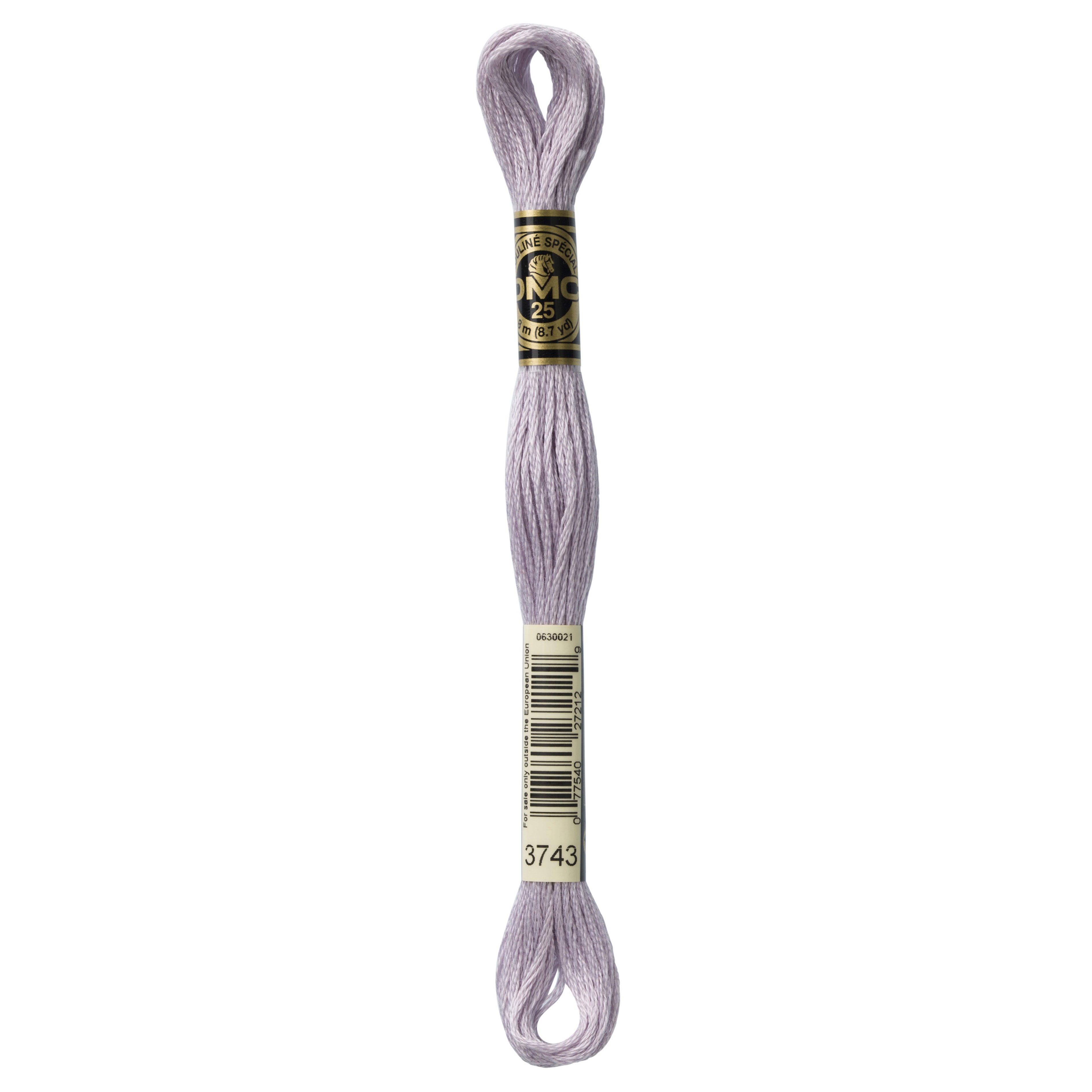 One skein of DMC Mouliné Stranded Cotton thread Colour code 3743
