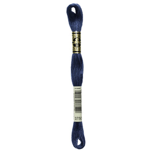 One skein of DMC Mouliné Stranded Cotton thread Colour code 3750