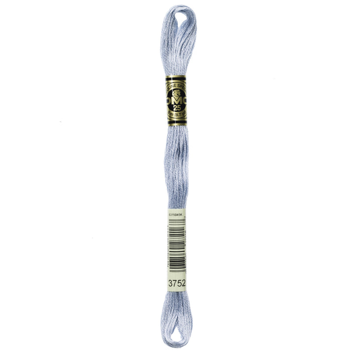 One skein of DMC Mouliné Stranded Cotton thread Colour code 3752