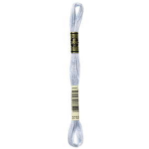 One skein of DMC Mouliné Stranded Cotton thread Colour code 3753