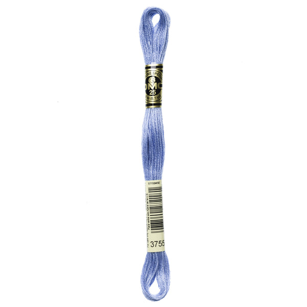 One skein of DMC Mouliné Stranded Cotton thread Colour code 3755