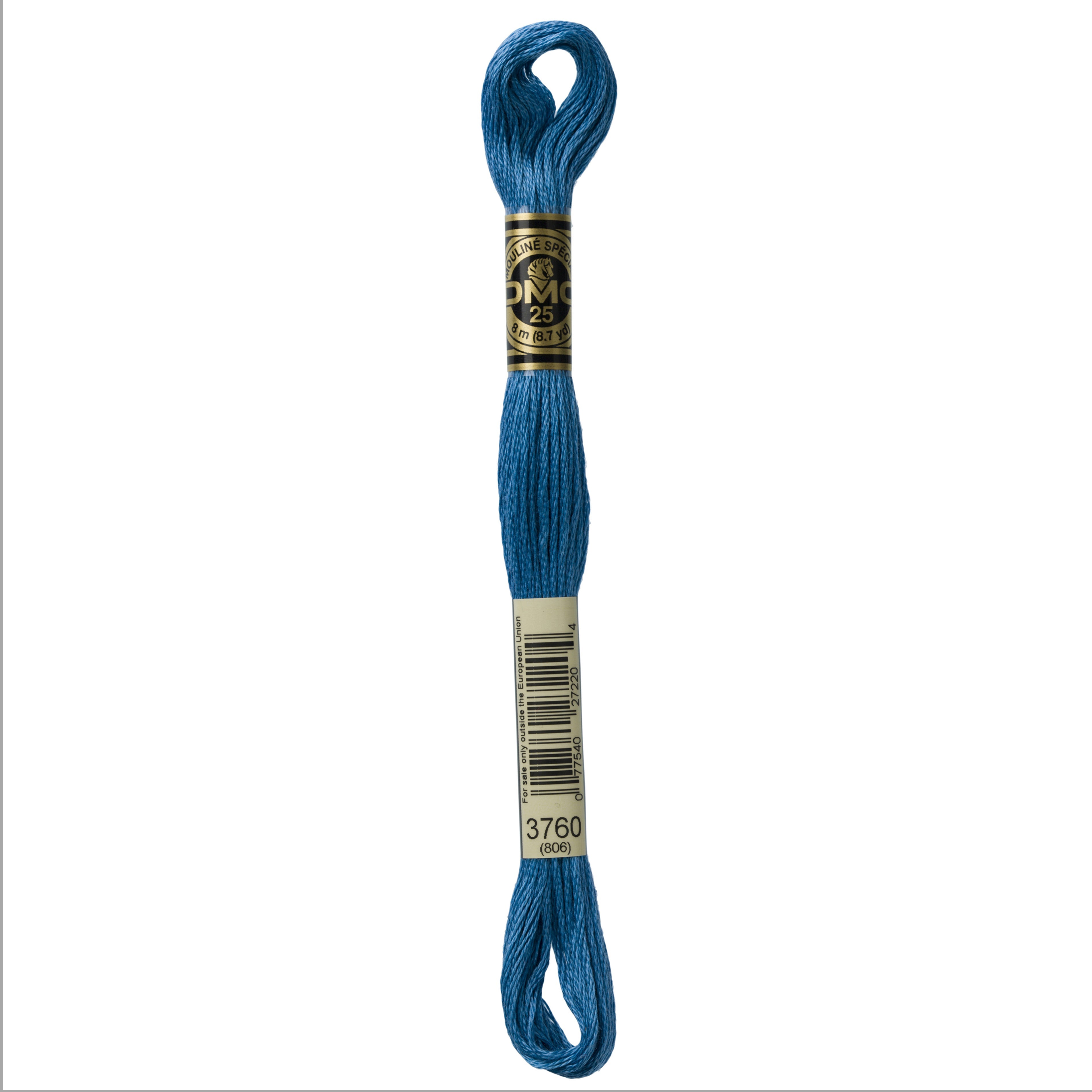 One skein of DMC Mouliné Stranded Cotton thread Colour code 3760