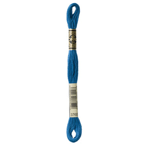 One skein of DMC Mouliné Stranded Cotton thread Colour code 3765