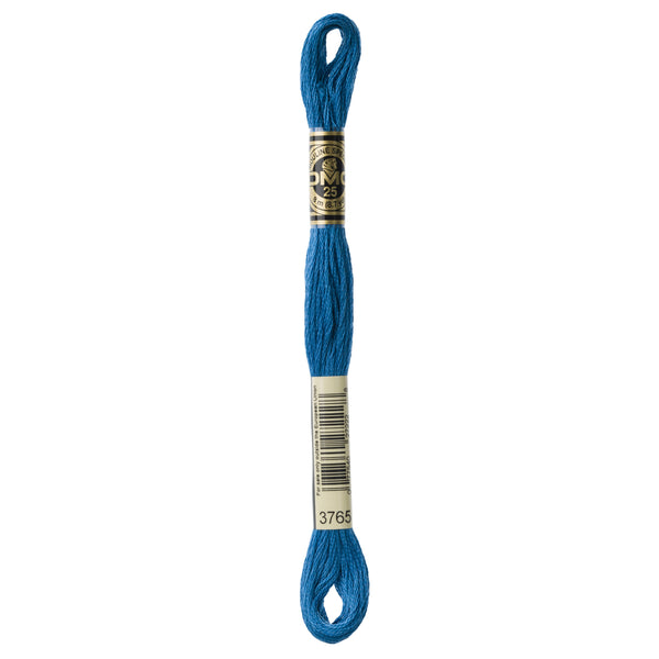 One skein of DMC Mouliné Stranded Cotton thread Colour code 3765