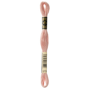 One skein of DMC Mouliné Stranded Cotton thread Colour code 3779