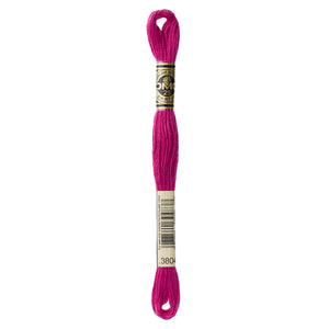 One skein of DMC Mouliné Stranded Cotton thread Colour code 3804