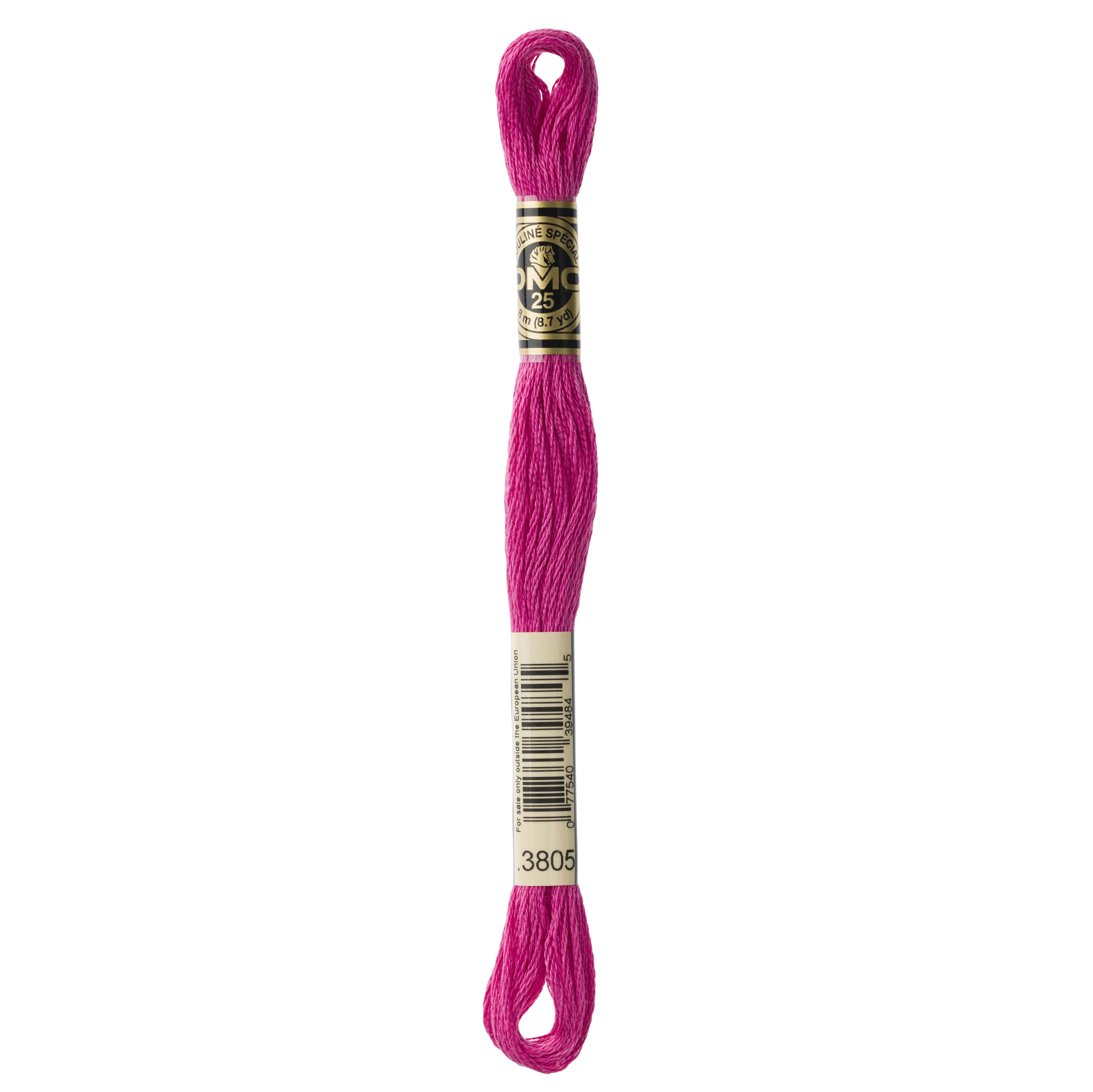 One skein of DMC Mouliné Stranded Cotton thread Colour code 3805