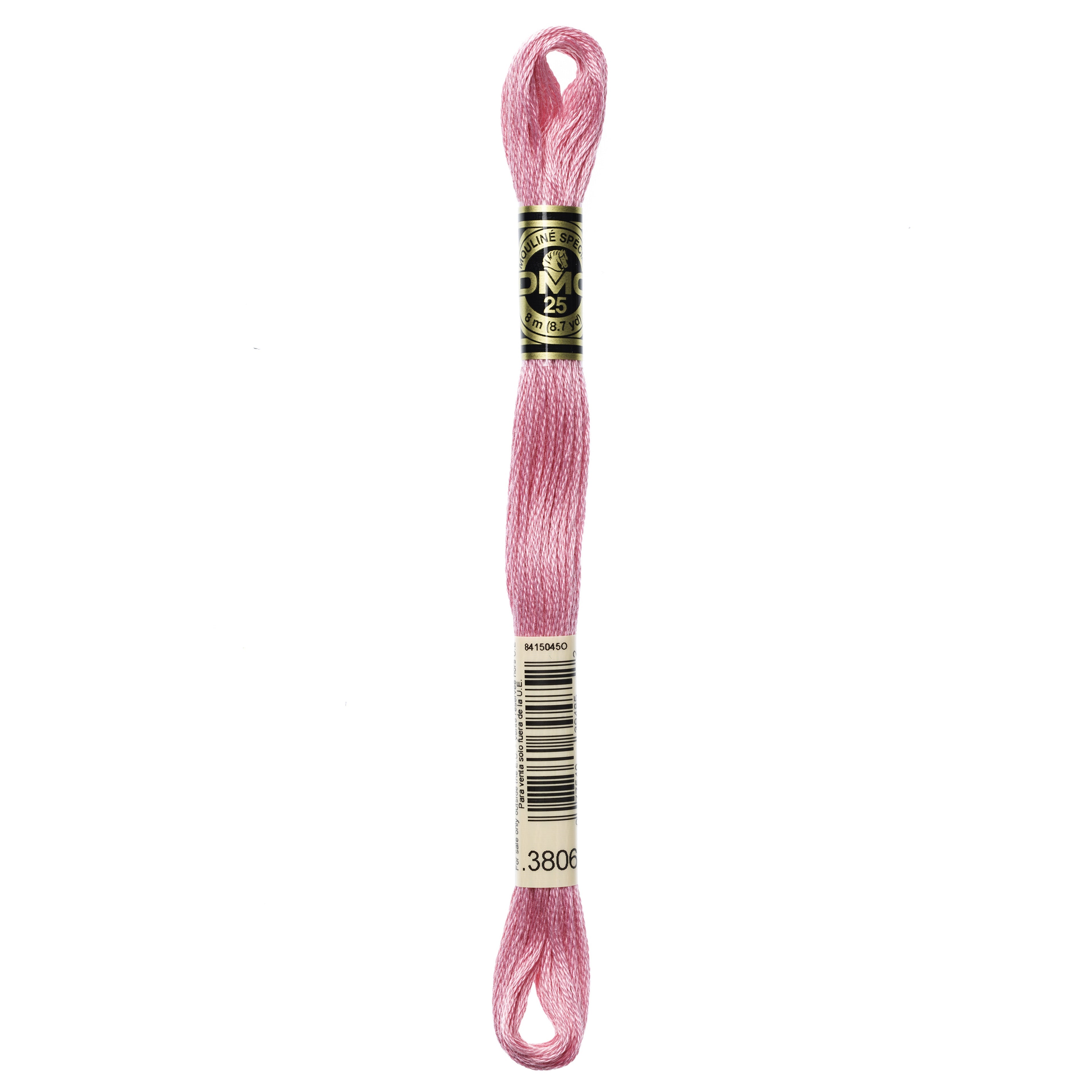 One skein of DMC Mouliné Stranded Cotton thread Colour code 3806