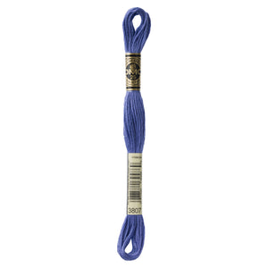 One skein of DMC Mouliné Stranded Cotton thread Colour code 3807