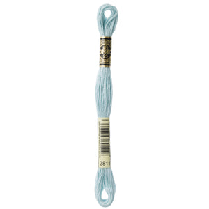 One skein of DMC Mouliné Stranded Cotton thread Colour code 3811