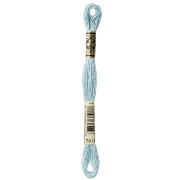One skein of DMC Mouliné Stranded Cotton thread Colour code 3811