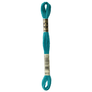 One skein of DMC Mouliné Stranded Cotton thread Colour code 3812
