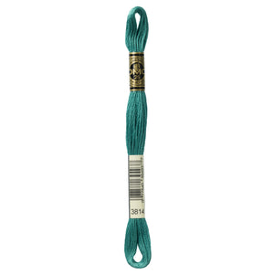 One skein of DMC Mouliné Stranded Cotton thread Colour code 3814