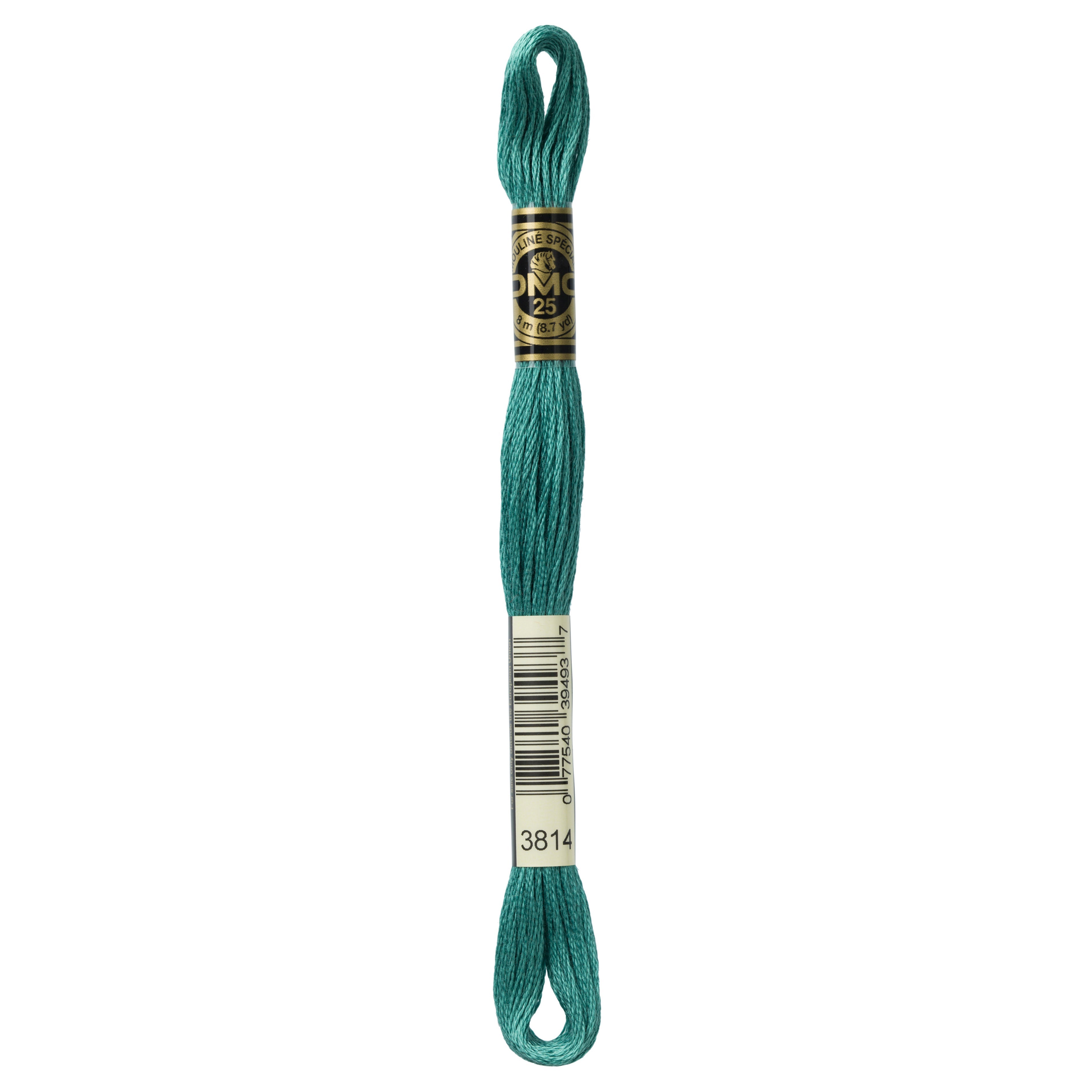 One skein of DMC Mouliné Stranded Cotton thread Colour code 3814