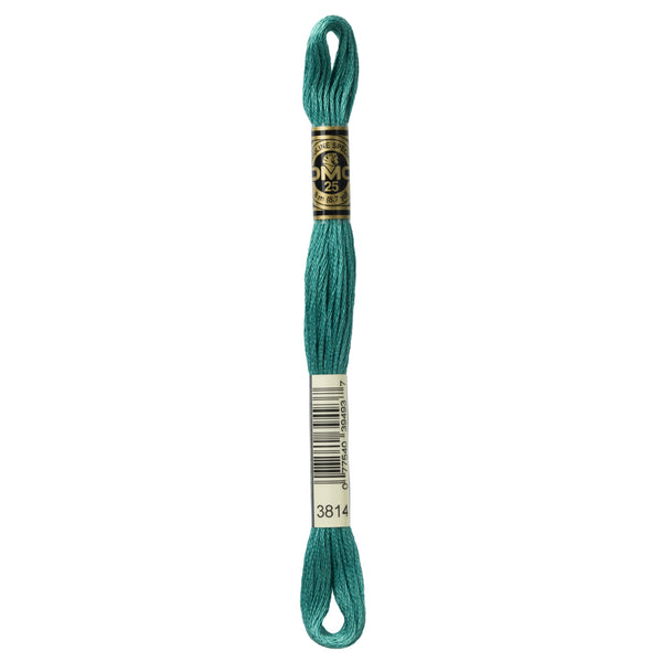One skein of DMC Mouliné Stranded Cotton thread Colour code 3814
