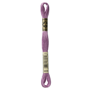 One skein of DMC Mouliné Stranded Cotton thread Colour code 3836
