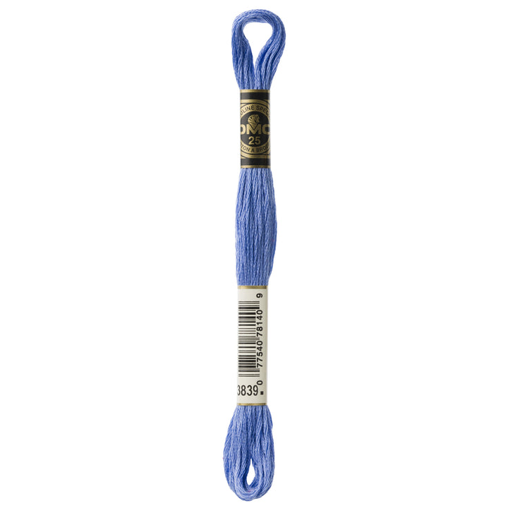 One skein of DMC Mouliné Stranded Cotton thread Colour code 3839