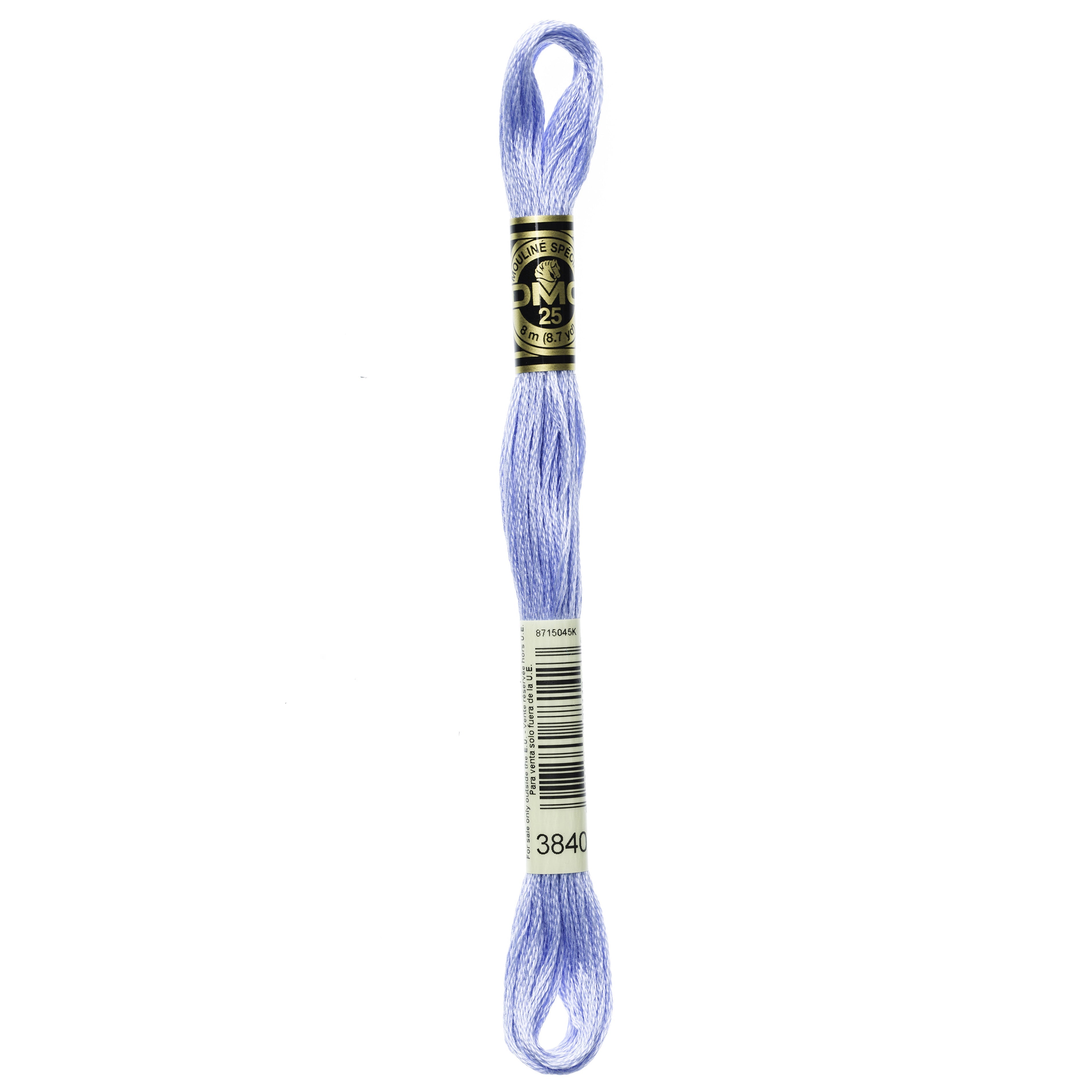 One skein of DMC Mouliné Stranded Cotton thread Colour code 3840