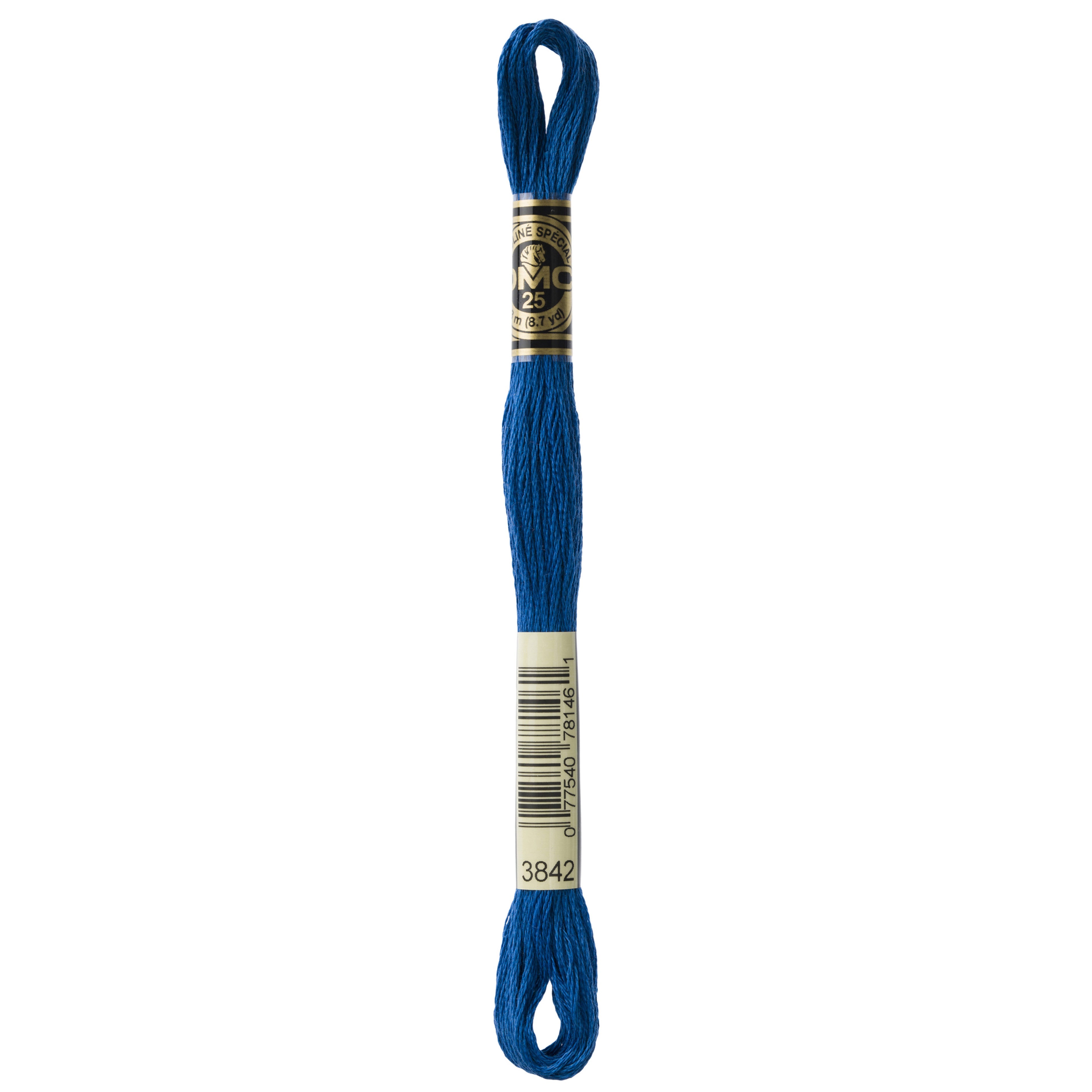 One skein of DMC Mouliné Stranded Cotton thread Colour code 3842