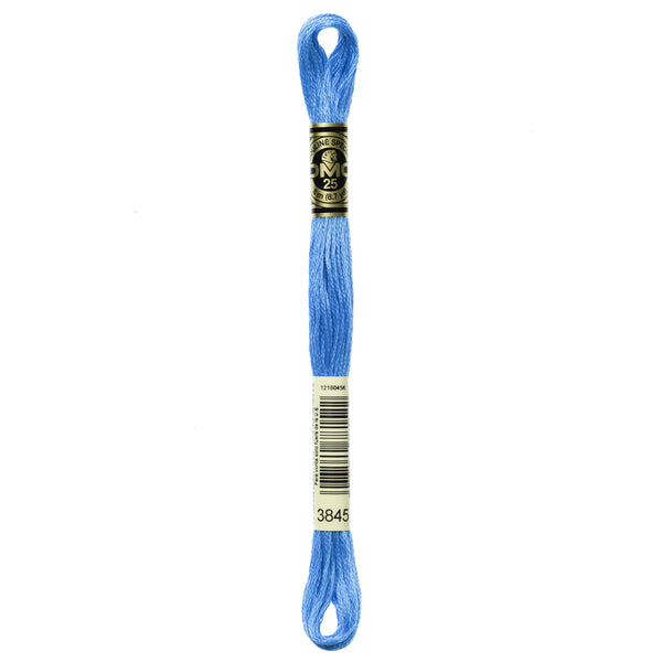 One skein of DMC Mouliné Stranded Cotton thread Colour code 3845