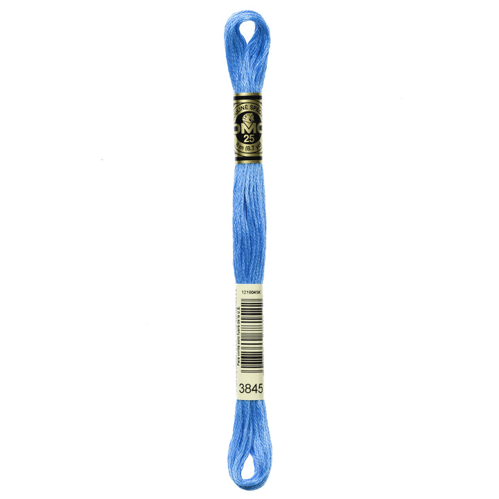 One skein of DMC Mouliné Stranded Cotton thread Colour code 3845