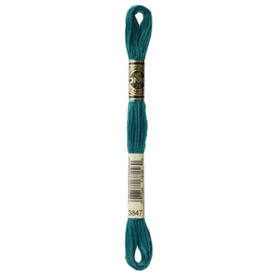 One skein of DMC Mouliné Stranded Cotton thread Colour code 3847