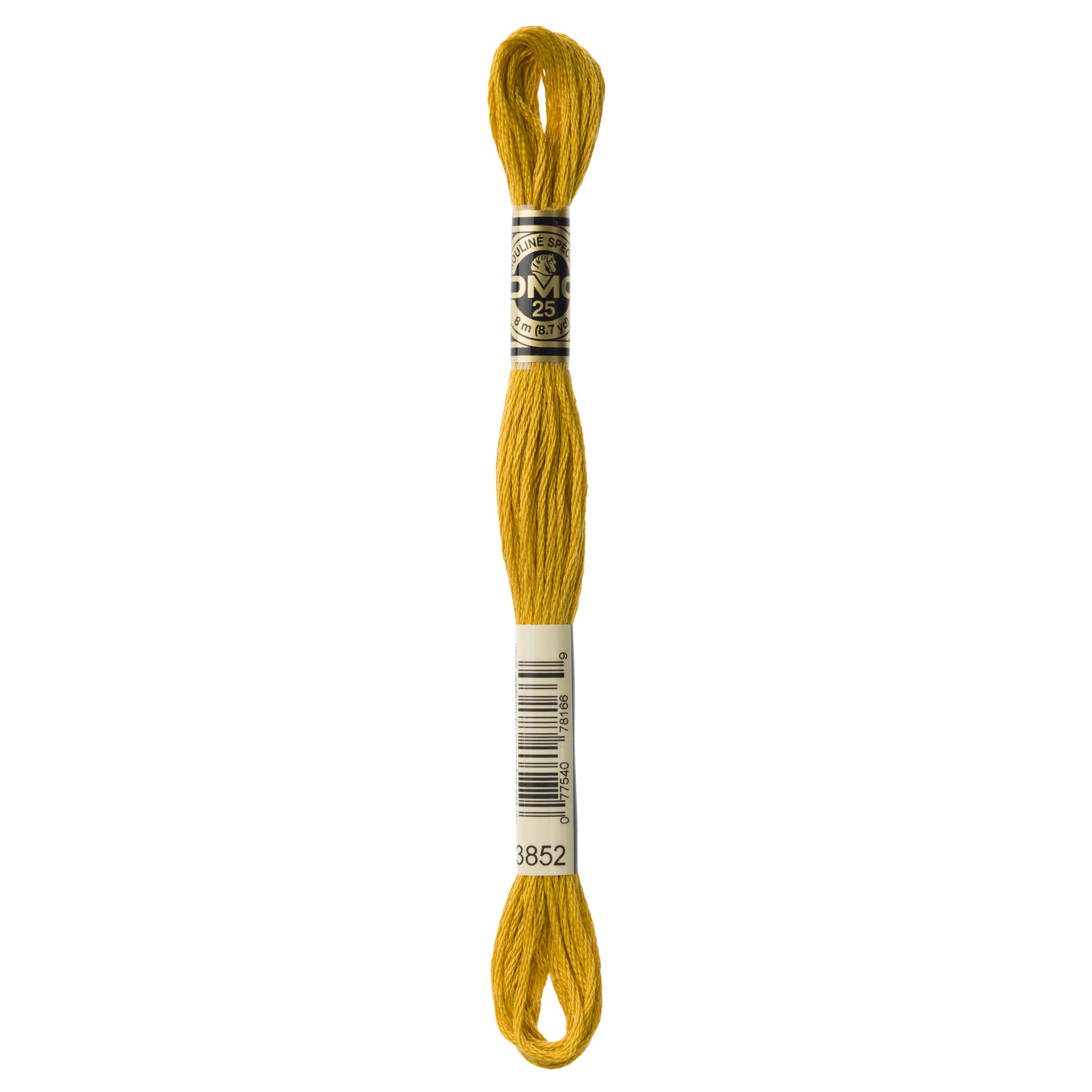One skein of DMC Mouliné Stranded Cotton thread Colour code 3852