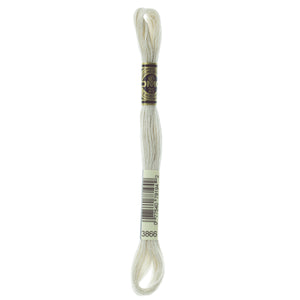 One skein of DMC Mouliné Stranded Cotton thread Colour code 3866