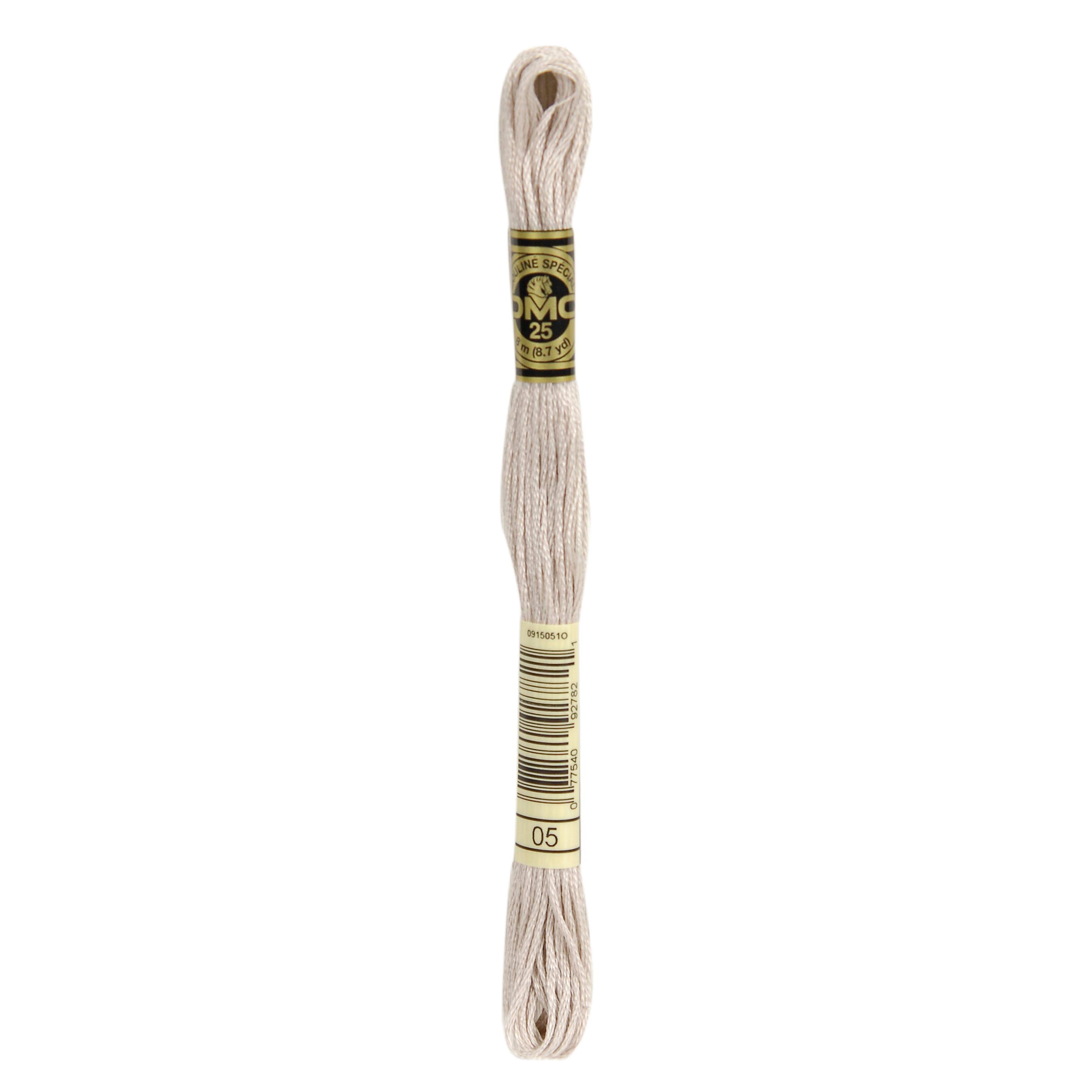 One skein of DMC Mouliné Stranded Cotton thread Colour code 5