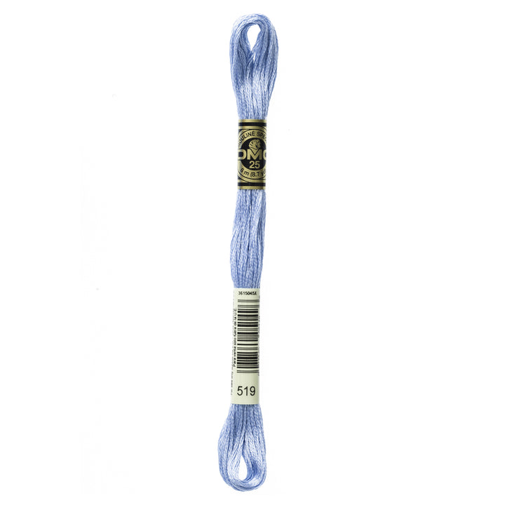 One skein of DMC Mouliné Stranded Cotton thread Colour code 519