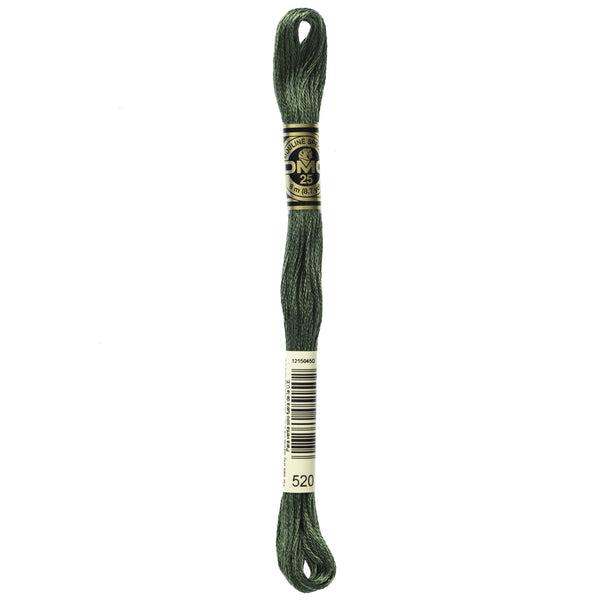 One skein of DMC Mouliné Stranded Cotton thread Colour code 520