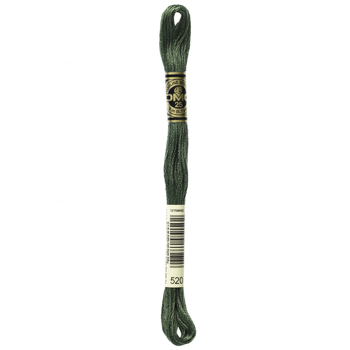 One skein of DMC Mouliné Stranded Cotton thread Colour code 520